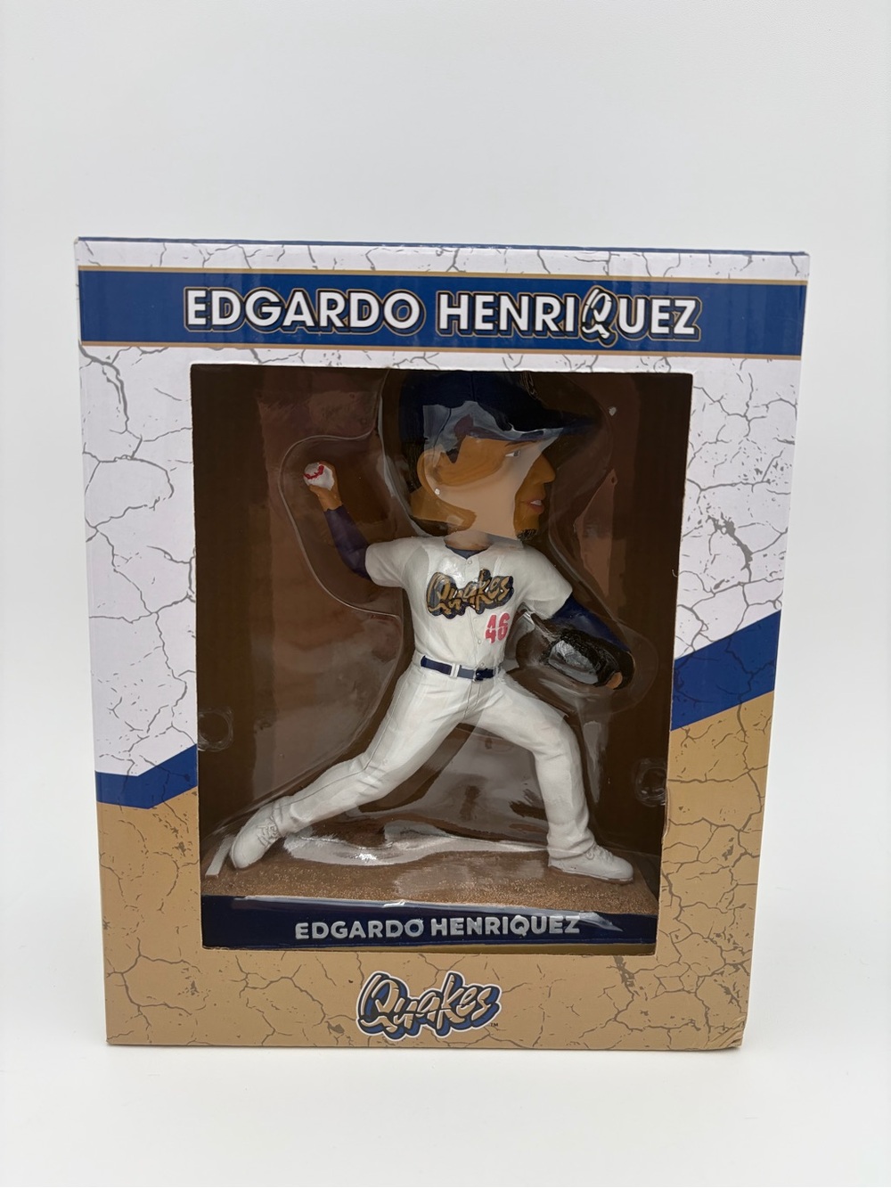 Edgardo Henriquez Rancho Quakes 2025 Season Ticket Holder Bobblehead Dodgers